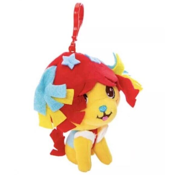 🔥CheeBee Rainbow Brite Puppy Brite 4" PLUSH Backpack Clip Keychain BNWT🔥 - Picture 3 of 6